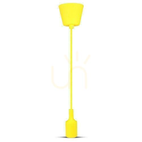 Skontrolujte V-TAC E27 Yellow VT-7228-Y Silikónové závesné svietidlo 5 rokov záruka