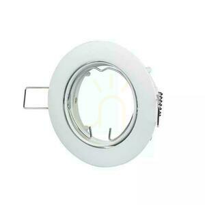 Podhľadové bodové svietidlo V-TAC VT-779 GU10 okrúhle, výklopné, biele, Ø82 mm, otvor 74 mm small 1