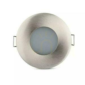 Sieťka V-TAC Hliníkový odliatok Utesnený sklom IP54 GU10 Okrúhly fi84 Satin VT-787RD-SN small 2