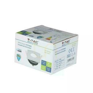 Sieťka V-TAC Hliníkový odliatok Utesnený so sklom IP54 GU10 Štvorec 84x84mm Biela VT-787SQ-WH small 4