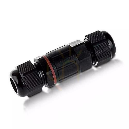 Skontrolujte Hermetická spojka 2x3Pin čierna Priemer kábla 4-6,5 mm IP68 V-TAC VT-792