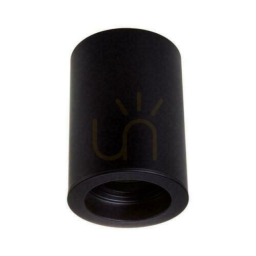 Skontrolujte Prisadené stropné svietidlo V-TAC VT-796-B GU10, čierny hliníkový tubus 142 × 100 mm