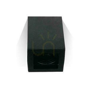 V-TAC hliníková kocka GU10 štvorcová povrchová montáž čierna 142x100x100 VT-797-B. small 1