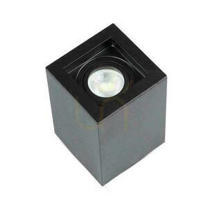 V-TAC hliníková kocka GU10 štvorcová povrchová montáž čierna 142x100x100 VT-797-B. small 2