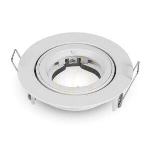 V-TAC Hliníkový odliatok GU10 Round Movable White VT-775-WH Očko. 0 V-TAC Hliníkový odliatok GU10 Round Movable White VT-775-WH Očko. small 0