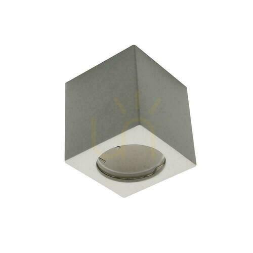 Skontrolujte V-TAC GIPS GU10 Svietidlo na povrchovú montáž Square White Cube 70x70x75mm VT-727SQ