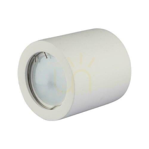 Skontrolujte Svietidlo V-TAC GIPS GU10 Tuba Round White 70x75 VT-727RD na povrchovú montáž.
