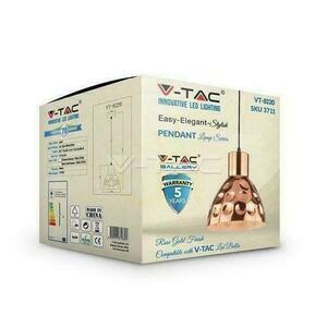 V-TAC Závesné svietidlo ružovo-zlaté fi220 VT-8220 5 rokov záruka 1 V-TAC Závesné svietidlo ružovo-zlaté fi220 VT-8220 5 rokov záruka small 1