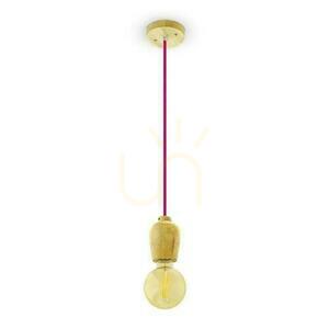 Závesné svietidlo V-TAC Wood Red Wire VT-7778-R 5 rokov záruka small 2