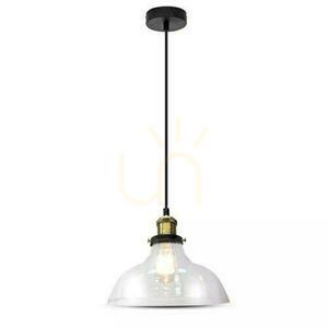 V-TAC LOFT závesné svietidlo Transparentné sklo fi245 VT-7210 Záruka 5 rokov small 0