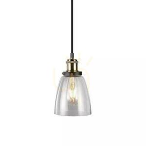 V-TAC LOFT Závesné svietidlo Vintage Transparent Glass fi140 VT-7140-T 5 rokov záruka small 0