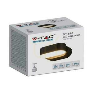 Nástenné svietidlo V-TAC 6W LED čierne IP65 otočné 350st VT-816 3000K 722lm. small 5
