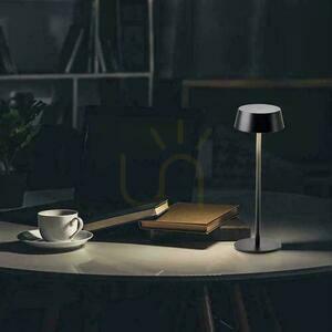 V-TAC 2W LED nabíjacia stmievateľná nočná lampa IP54 čierna VT-7562 3000K 200lm. small 4