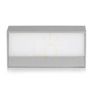 V-TAC 9W LED nástenné svietidlo Top Down Gray IP65 VT-8056 3000K 850lm small 6
