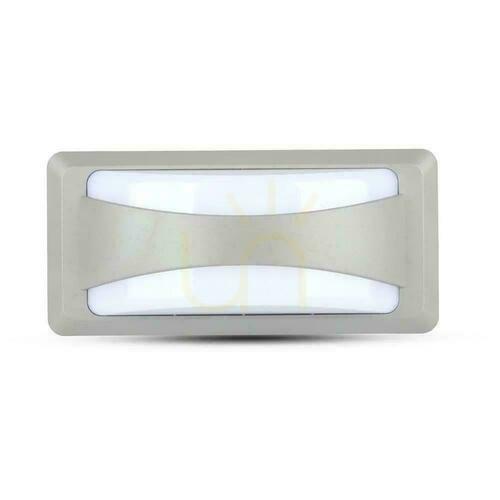 Skontrolujte V-TAC 12W LED nástenné svietidlo sivé IP65 VT-8058 4000K 1160lm