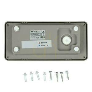 V-TAC 12W LED nástenné svietidlo sivé IP65 VT-8058 4000K 1160lm small 3