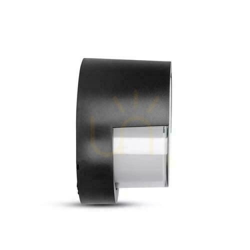 Skontrolujte V-TAC 12W LED nástenné svietidlo IP65 Black Round VT-827 3000K 1155lm