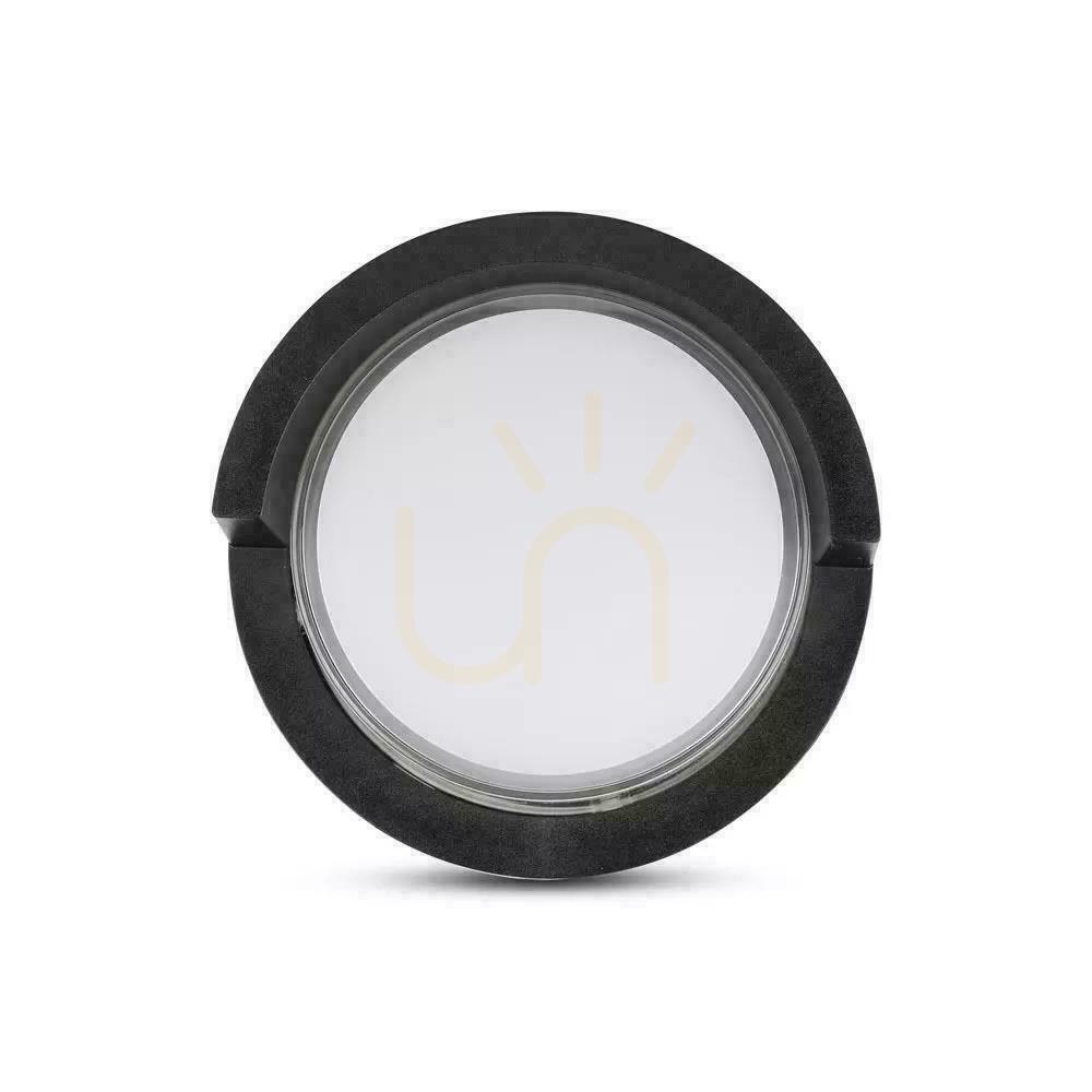 Náhľad V-TAC 12W LED nástenné svietidlo IP65 Black Round VT-827 4000K 1155lm V-TAC 12W LED nástenné svietidlo IP65 Black Round VT-827 4000K 1155lm