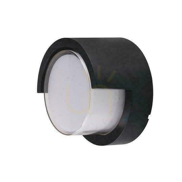 Skontrolujte V-TAC 7W LED čierne okrúhle nástenné svietidlo IP65 VT-831 3000K 610lm V-TAC 7W LED čierne okrúhle nástenné svietidlo IP65 VT-831 3000K 610lm
