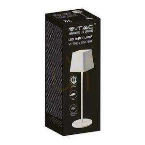 Biela nabíjateľná stolová lampa V-TAC VT-7563 2 W, 3000 K small 5