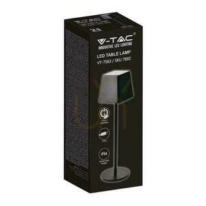 V-TAC 2W LED nabíjacia stmievateľná nočná lampa IP54 čierna VT-7563 3000K 200lm. small 4