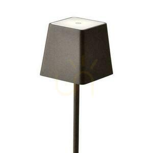 V-TAC 2W LED nabíjacia stmievateľná lampa na nočný stolík IP54 bronz Corten VT-7563 3000K 200lm small 2