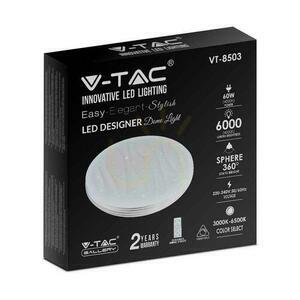 V-TAC 60W LED Pilot CCT stropný plafón fi.500 Stars and Waves VT-8503 3000K-6500K 4000lm small 3