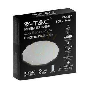 LED stropné svietidlo V-TAC VT-8557-N biele 60 W CCT s diaľkovým ovládaním, 50 cm small 4