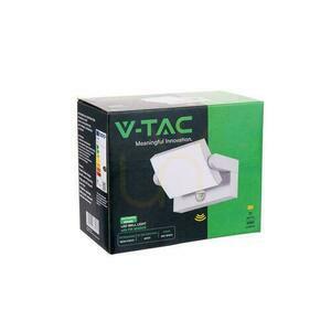 V-TAC 17W LED projekčné fasádne svietidlo so senzorom pohybu biele IP65 VT-11020S 3000K 2520lm. small 5