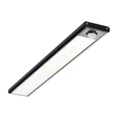 Skontrolujte V-TAC 2W LED svietidlo pod skrinku čierne Senzor pohybu Nabíjanie cez USB 40cm VT-8142 4000K 160lm