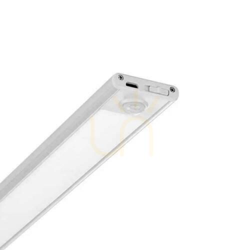 Skontrolujte V-TAC 2,5W LED svietidlo pod skrinku Strieborné Senzor pohybu Nabíjanie cez USB 60cm VT-8143 4000K 260lm