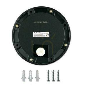 2W LED V-TAC schodiskové svietidlo čierne okrúhle 230V IP65 VT-1142 3000K 80lm small 5