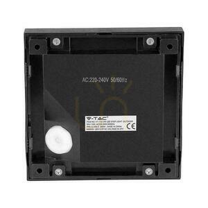 2W LED svietidlo V-TAC na schody čierne štvorcové 230V IP65 VT-1152 4000K 70lm small 5