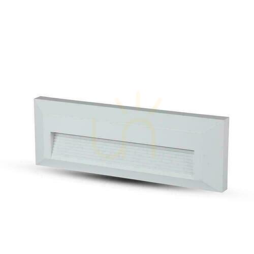 Skontrolujte Schodiskové svietidlo 3W LED V-TAC White Rectangle 230V IP65 VT-1162 4000K 110lm