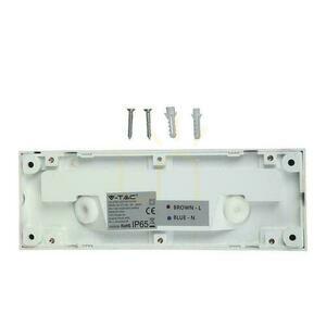 Schodiskové svietidlo 3W LED V-TAC White Rectangle 230V IP65 VT-1162 4000K 110lm small 4