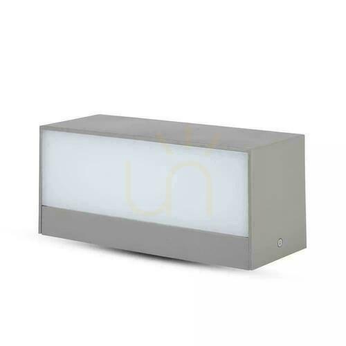 Skontrolujte V-TAC 12W LED nástenné svietidlo Top Down Gray IP65 VT-8057 6400K 1150lm