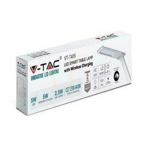 V-TAC 4W indukčná stolová lampa 3v1 čierna VT-7405 3000K-6500K 500lm 4 V-TAC 4W indukčná stolová lampa 3v1 čierna VT-7405 3000K-6500K 500lm small 4