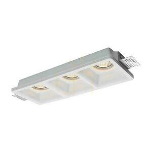 V-TAC 3xGU10 Sadrové stropné svietidlo biele 280x100 VT-11003 3 roky záruka small 0