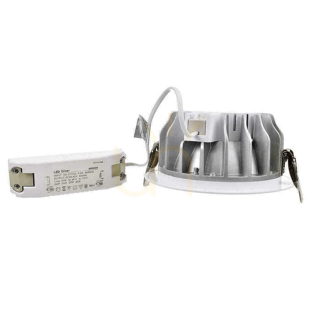vyhliadka LED V-TAC 40W COB Downlight 120Lm/W VT-26451 6000K 4200lm. LED V-TAC 40W COB Downlight 120Lm/W VT-26451 6000K 4200lm.