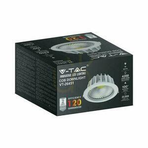 LED V-TAC 40W COB Downlight 120Lm/W VT-26451 6000K 4200lm. 3 LED V-TAC 40W COB Downlight 120Lm/W VT-26451 6000K 4200lm. small 3