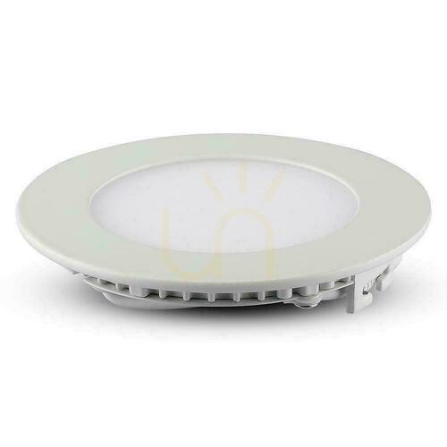 Skontrolujte LED panel V-TAC Premium Downlight 6W Round fi120 VT-607 2700K 490lm