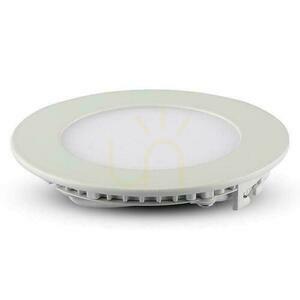 LED panel V-TAC Premium Downlight 6W Round fi120 VT-607 2700K 490lm small 1