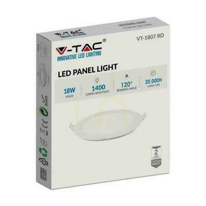 LED panel V-TAC Premium Downlight 18W Round fi225 VT-1807 2700K 1400lm small 3