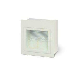 V-TAC 3W LED schodiskové svietidlo Square White 230V VT-1143 4000K 200lm. small 2