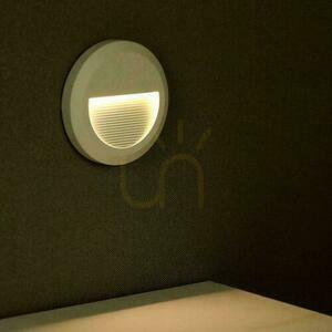 2W LED svietidlo V-TAC na schodisko biele okrúhle 230V IP65 VT-1142 3000K 80lm small 6