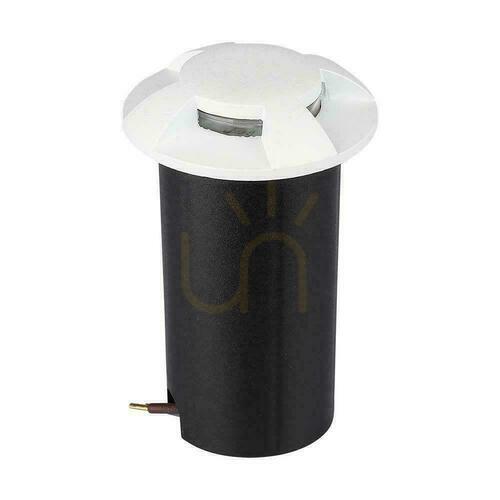 Skontrolujte Záhradná zemná montáž V-TAC 1W LED 4-stranná biela IP67 VT-1171 3000K 50lm.
