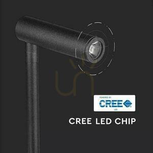 LED svietidlo V-TAC 3W nástenná lampa Hotelová posteľ USB vypínač čierny COB CREE VT-2943 3000K 150lm 3 roky záruka small 2