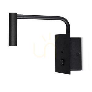 LED svietidlo V-TAC 3W nástenná lampa Hotelová posteľ USB vypínač čierny COB CREE VT-2943 3000K 150lm 3 roky záruka small 5