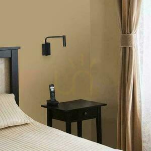 LED svietidlo V-TAC 3W nástenná lampa Hotelová posteľ USB vypínač čierny COB CREE VT-2943 3000K 150lm 3 roky záruka small 7
