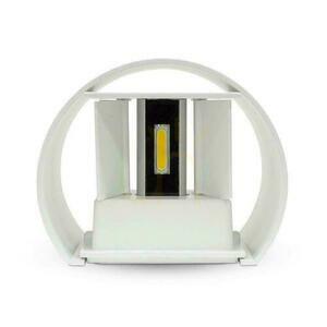 Nástenné svietidlo 6W V-TAC hore dole nastaviteľné biele okrúhle IP65 Bridgelux VT-756-W 3000K 700lm small 1